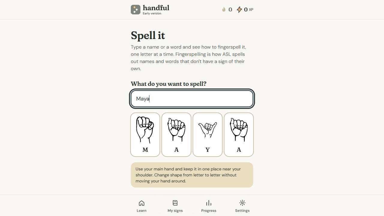Handful screenshot 3