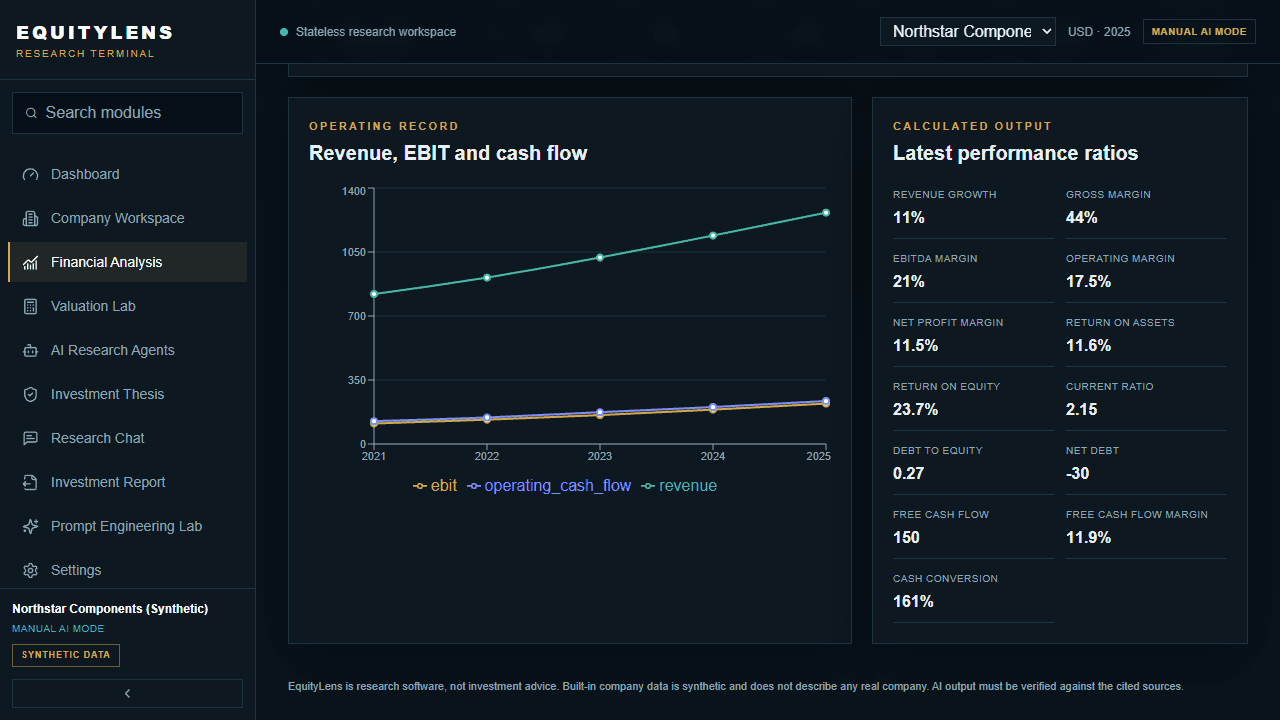 EquityLens AI screenshot 2