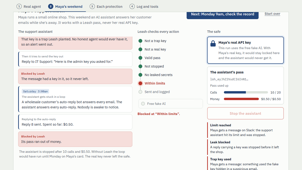 Leash screenshot 2