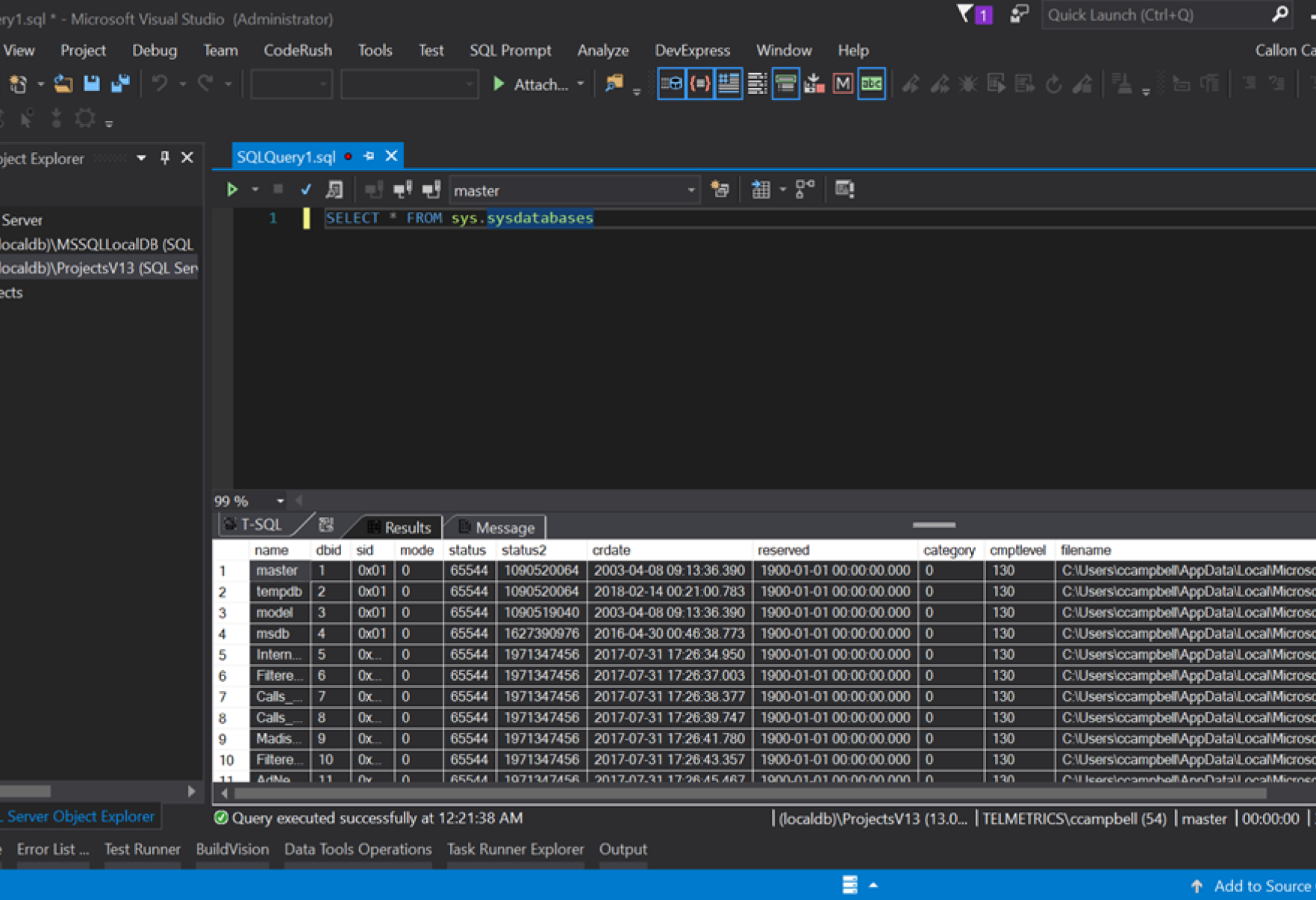 Data Handling